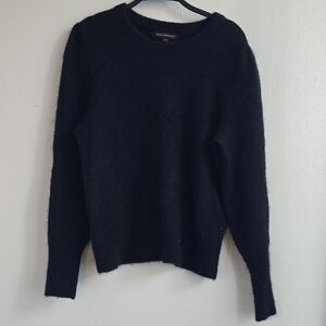 Banana Republic Midnight Black Crew Neck Sweater